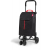 Taška na kolieskach GIMI Twin nákupný vozík čierny, 52 l (8001244025929)