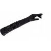 Rukavice - Sexy čierne saténové rukavice 50 cm (Sexy čierne saténové rukavice 50 cm)