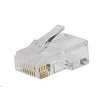 PremiumCord - Síťový konektor - RJ-45 (M) - nestíněný - CAT 5e - pevný - průhledná (balení 100) SRJ45D-100 PremiumCord - Síťový konektor - RJ-45 (M) - nestíněný - CAT 5e - pevný - průhledná (balení 100) SRJ45D-100
