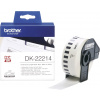 Brother Brother DK-22214 - Weiß - Rolle (1,2 cm x 30,5 m) Thermopapier etikety v roli 12 mm x 30.48 m papír bílá 1 ks trvalé DK22214 univerzální etikety Brother Brother DK-22214 - Weiß - Rolle (1,2 cm x 30,5 m) Thermopapier etikety v roli 12 mm x 30.48 m papír bílá 1 ks trvalé DK22214 univerzální etikety
