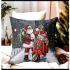 Vianočná gobelínová obliečka na vankúš – Santa Claus na skútri s darčekmi Viacfarebná 42x42 cm Vianočná gobelínová obliečka na vankúš – Santa Claus na skútri s darčekmi Viacfarebná 42x42 cm