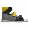 Sivo-žlté uzavreté sandále pre chlapca BARTEK 28 veľ. Sivo-žlté uzavreté sandále pre chlapca BARTEK 28 veľ.