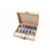 12 dielna sada fréz na drevo, driek 8 mm (TrueTech) 12 dielna sada fréz na drevo, driek 8 mm (TrueTech)