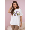 Legínovo Bavlnená blúzka ošúchaná Rock n roll biela Farba: Biela, Veľkosť: UNI Legínovo Bavlnená blúzka ošúchaná Rock n roll biela Farba: Biela, Veľkosť: UNI