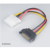 AKASA kabel SATA redukce napájení na 4pin Molex, 15cm, 2ks v balení AK-CBPW03-KT02