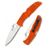 Spyderco Endura Flat Ground Orange C10FPOR Spyderco Endura Flat Ground Orange C10FPOR