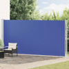 zahrada-XL Zaťahovacia bočná markíza na terasu 200x600 cm modrá 317972 zahrada-XL Zaťahovacia bočná markíza na terasu 200x600 cm modrá 317972