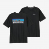 Patagonia pánské tričko P-6 Logo Responsibili-Tee® Black, vel. S Patagonia pánské tričko P-6 Logo Responsibili-Tee® Black, vel. S