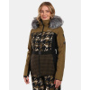 KILPI CLAIR-W Khaki dámska lyžiarska bunda - 40 KILPI CLAIR-W Khaki dámska lyžiarska bunda - 40
