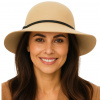 Fiebig - Headwear since 1903 Dámsky béžový klobúk vlnený od Fiebig so širšou krempou - Big Brim Veľkosť: 57 cm (M) Fiebig - Headwear since 1903 Dámsky béžový klobúk vlnený od Fiebig so širšou krempou - Big Brim Veľkosť: 57 cm (M)