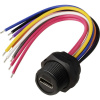 USB konektor TRU COMPONENTS TC-E10T-FT3-PWF-0.2PV TC-13543616, 0.2 m, 1 ks; TC-13543616 USB konektor TRU COMPONENTS TC-E10T-FT3-PWF-0.2PV TC-13543616, 0.2 m, 1 ks; TC-13543616
