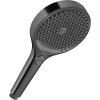AXOR ShowerSolutions ručná sprcha 3jet PowderRain, priemer 130 mm, kartáčovaný čierny chróm, 39772340 AXOR ShowerSolutions ručná sprcha 3jet PowderRain, priemer 130 mm, kartáčovaný čierny chróm, 39772340