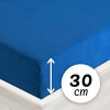 Froté napínacie prestieradlo na vysoký matrac FR-016 Modré 180 x 200 - výška 30 cm Froté napínacie prestieradlo na vysoký matrac FR-016 Modré 180 x 200 - výška 30 cm