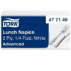 Servítky, 1/4 sklad, 2-vrstvové, 32,5x32,8 cm, Advanced, TORK Servítky, 1/4 sklad, 2-vrstvové, 32,5x32,8 cm, Advanced, TORK