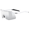 UVEX PACE STAGE S WHITE MATT / MIR.SILVER 2026 UVEX PACE STAGE S WHITE MATT / MIR.SILVER 2026