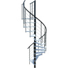 Minka STAIRS Kombinované točité schodisko Venezia Smart biela/čierna pr. 160 cm Minka STAIRS Kombinované točité schodisko Venezia Smart biela/čierna pr. 160 cm