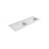 GSI PURA COLOR PURA keramické dvojumývadlo Slim 122x46cm, biela mat 8888109 GSI PURA COLOR PURA keramické dvojumývadlo Slim 122x46cm, biela mat 8888109