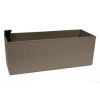 Truhlík 50cm mocca RATAN samozavlažovací WW Truhlík 50cm mocca RATAN samozavlažovací WW