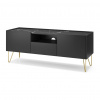 Piaski Tv stolík HARMONY RTV144, čierny grafit/čierny marmur black royal Piaski Tv stolík HARMONY RTV144, čierny grafit/čierny marmur black royal