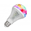 LED Disko žárovka E27 3W RGB