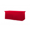 TENTino Elastický poťah SKIRTING na skladací stôl 180-183x76 cm VIAC FARIEB Farba obrusu: ČERVENÁ / RED TENTino Elastický poťah SKIRTING na skladací stôl 180-183x76 cm VIAC FARIEB Farba obrusu: ČERVENÁ / RED