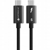 Kábel ELECTRONICA 4U USB typ C - USB typ C 1 m čierny Kábel ELECTRONICA 4U USB typ C - USB typ C 1 m čierny
