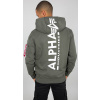 ALPHA INDUSTRIES Mikina Back Print Hoody - dark olive (178318/142) Veľkosť: XL/Regular ALPHA INDUSTRIES Mikina Back Print Hoody - dark olive (178318/142) Veľkosť: XL/Regular