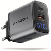 Axagon ACU-PQ67D, GaN nabíjačka do siete 67W, výstup USB-A + USB-C ACU-PQ67D Axagon ACU-PQ67D, GaN nabíjačka do siete 67W, výstup USB-A + USB-C ACU-PQ67D