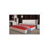 Mäkká červená posteľná froté plachta s gumičkou červená Šírka 180 cm | Dĺžka 200 cm