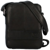 Pánska kožená crossbody taška čierna - SendiDesign Loges čierna Pánska kožená crossbody taška čierna - SendiDesign Loges čierna