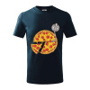 Pizza DJ - Tričko detské bavlnené - 122 cm/6 rokov ( Tmavomodrá (takmer čierna) ) Pizza DJ - Tričko detské bavlnené - 122 cm/6 rokov ( Tmavomodrá (takmer čierna) )