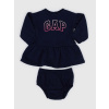 GAP Baby set šaty a nohavičky Tmavomodrá 0-3M GAP Baby set šaty a nohavičky Tmavomodrá 0-3M