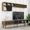 TV skrinka / Obývacia stena Milan TV - Walnut, Anthracite TV skrinka / Obývacia stena Milan TV - Walnut, Anthracite