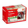 Hmoždinky fischer DuoPower 6x30 S so skrutkami, balenie 50 ks Hmoždinky fischer DuoPower 6x30 S so skrutkami, balenie 50 ks