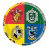 Procos Papierové taniere EKO Harry Potter Hogwarts Houses 23 cm