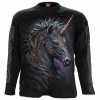 Tričko s dlhým rukávom Spiral - Celtic Unicorn Čierna L Tričko s dlhým rukávom Spiral - Celtic Unicorn Čierna L