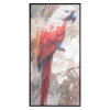 Ručne maľovaný obraz na plátne s rámom 1 - papagáj 50 x 100 cm Ručne maľovaný obraz na plátne s rámom 1 - papagáj 50 x 100 cm
