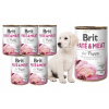 Brit Paštéta Mäso 6 x 400g pre šteňatá Kuracie Mäso Morčacie Brit Paštéta Mäso 6 x 400g pre šteňatá Kuracie Mäso Morčacie
