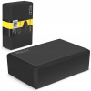 Yoga kocka 4fizjo YB01 23x15x7,5 cm čierna Yoga kocka 4fizjo YB01 23x15x7,5 cm čierna
