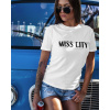 Dámske tričko MISS CITY BIELE XXL Biela Dámske tričko MISS CITY BIELE XXL Biela