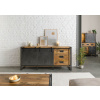 Bighome - Príborník Mango 195x45x90 prírodný lak / Metall grau BLACKBURN Bighome - Príborník Mango 195x45x90 prírodný lak / Metall grau BLACKBURN