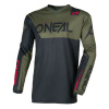 Dres ONEAL Element Racewear čierno olivový Dres ONEAL Element Racewear čierno olivový