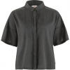 Fjällräven Övik Hemp Camp Shirt SS W, Farba DARK GREY, Veľkosť L Fjällräven Övik Hemp Camp Shirt SS W, Farba DARK GREY, Veľkosť L
