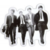 The Beatles Walking In London Embossed Magnetka The Beatles Walking In London Embossed Magnetka