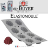 Profesionálne silikónové formy Elastomoule® de Buyer- 8 foriem Mini-Brioches Profesionálne silikónové formy Elastomoule® de Buyer- 8 foriem Mini-Brioches