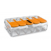 Svorka WAGO COMPACT 221-415 krabicová 5 x 0,2-4 mm² s páčkou Svorka WAGO COMPACT 221-415 krabicová 5 x 0,2-4 mm² s páčkou