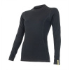 Dámske funkčné tričko s dlhým rukávom SENSOR Merino DF black M Dámske funkčné tričko s dlhým rukávom SENSOR Merino DF black M