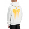 Alpha Industries pánska mikina Spray Print Hoodie Pastel Grey Malange Veľkosť: XL, Farba: šedá Alpha Industries pánska mikina Spray Print Hoodie Pastel Grey Malange Veľkosť: XL, Farba: šedá