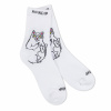 RIPNDIP - Ponožky LORD NERMAL BLOSSOM WHITE RIPNDIP - Ponožky LORD NERMAL BLOSSOM WHITE