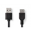 USB 2.0 A/A predlžovací kábel 3m CCGL60010BK30 Nedis USB 2.0 A/A predlžovací kábel 3m CCGL60010BK30 Nedis